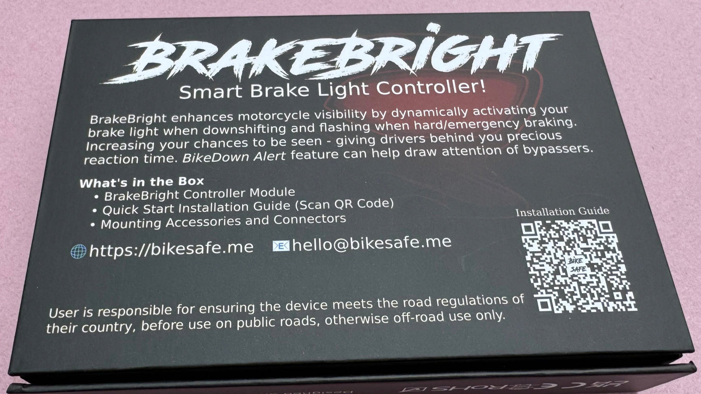 BrakeBright Box Bottom Text