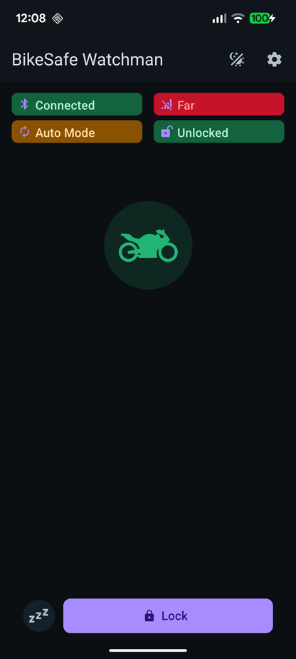 BikeSafe Watchman - Smart Motorbike Alarm